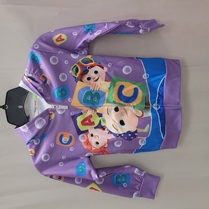 Girls' Cocomelon Zippered Sweater
